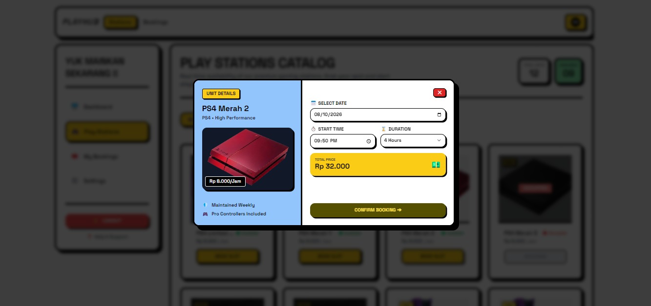 PlayHub - PlayStation Rental Management System screenshot 5